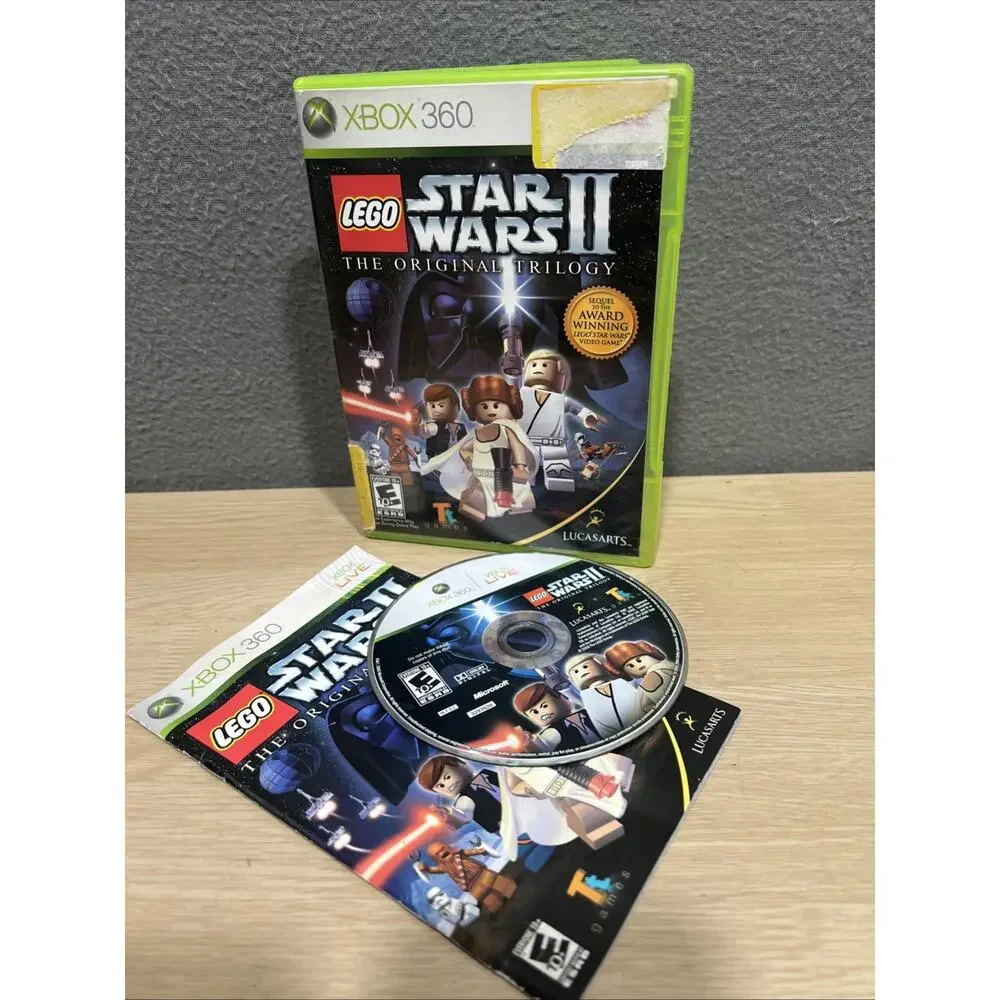Lego Star Wars 2 the Original Trilogy - Microsoft Xbox 360 - CIB - Tested Manual